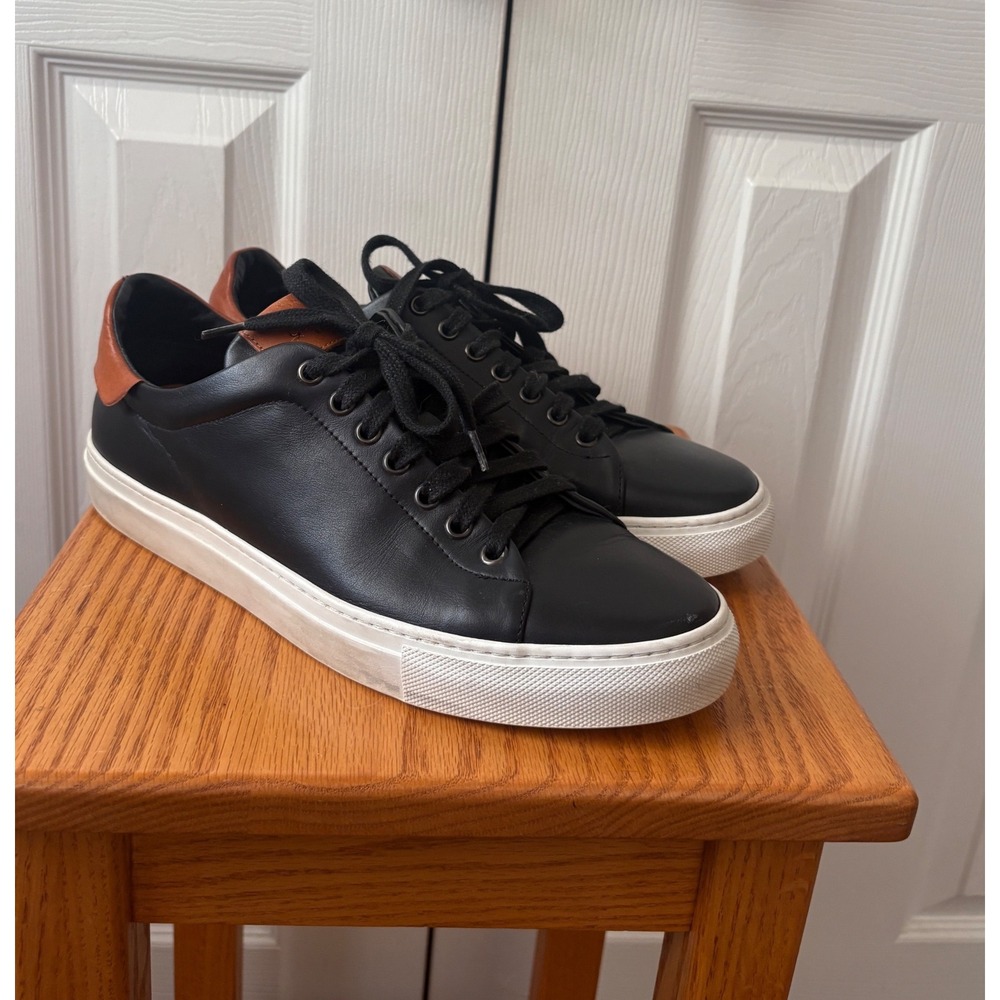 Good Man‎ Brand Legend London Black Leather Low Sneaker 8 1/2